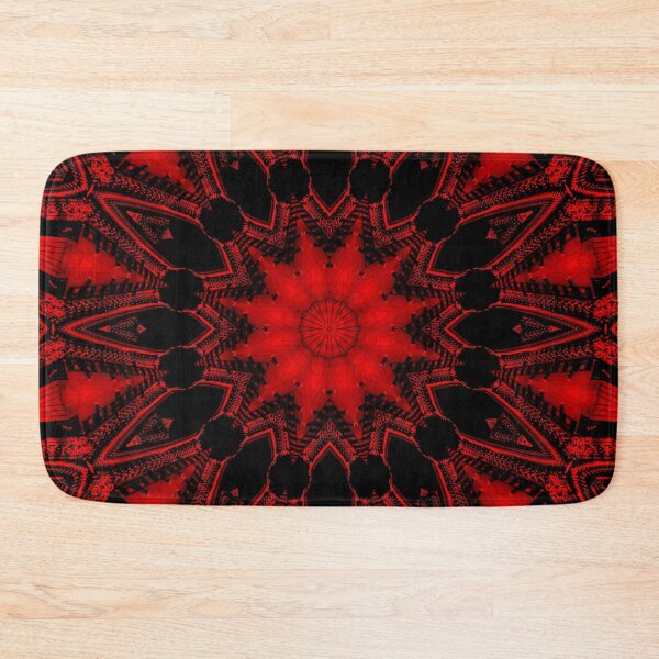 Item preview, red mandala designed and sold by calinedesign.