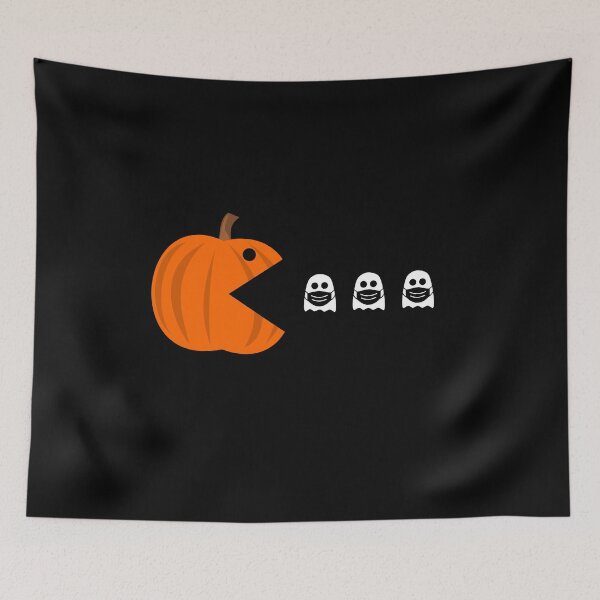 Item preview, Funny Halloween Pumpkin Eating Ghost Mask designed and sold by Thania09.