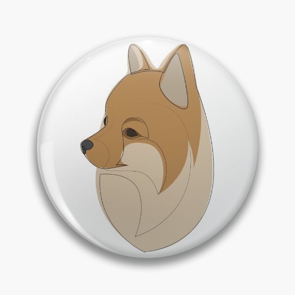 Item preview, Pomeranian Spitz dog - c - one line drawing designed and sold by addillum.