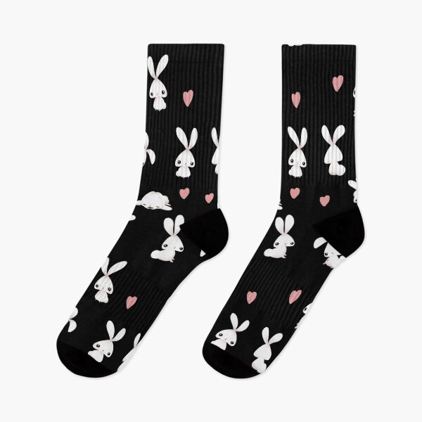 Item preview, Derp White Bunny Pattern designed and sold by supermara.