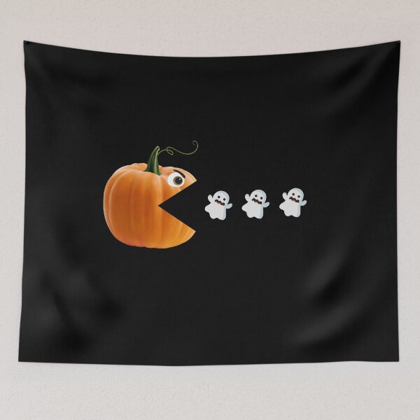 Item preview, Funny Halloween Pumpkin Eating Ghost  designed and sold by Thania09.