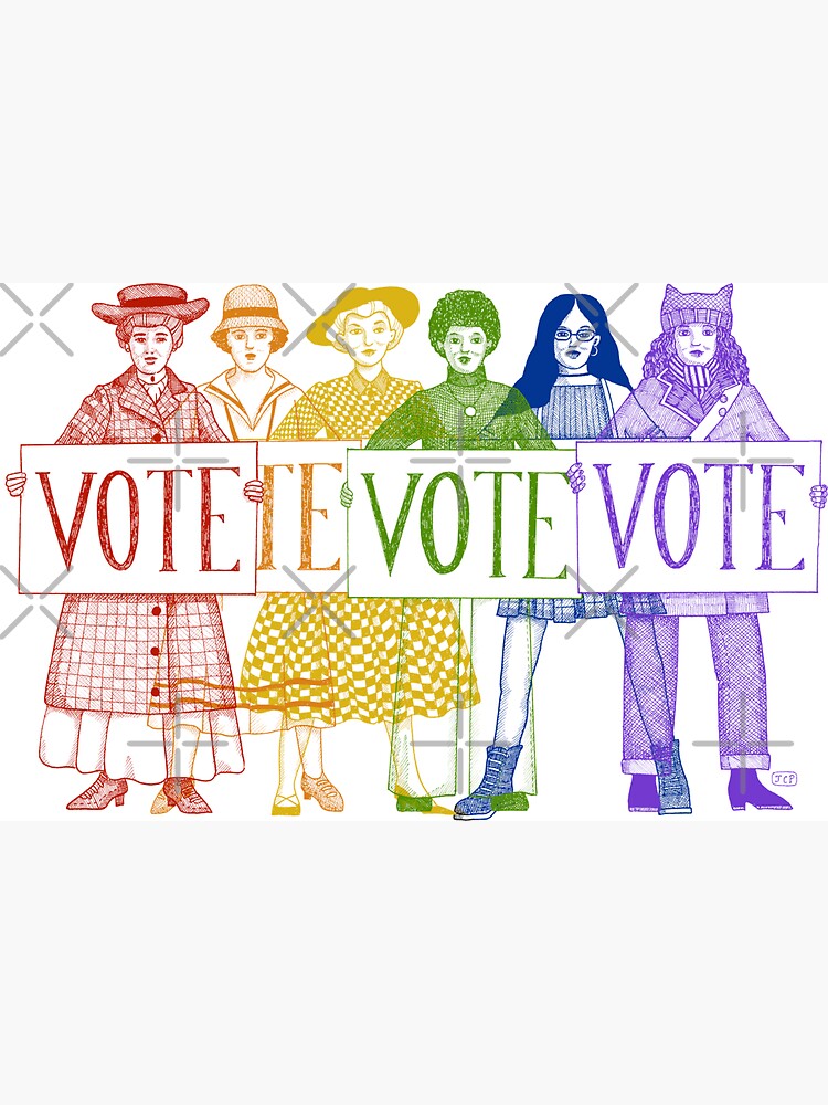 Rainbow Women Vote by JCPhillipps