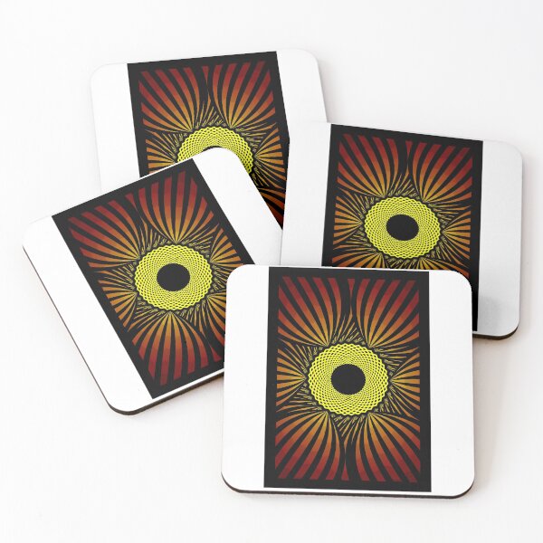 Item preview, Center Rosette Mandala (Red and Yellow Gradient) designed and sold by Ludogorek.