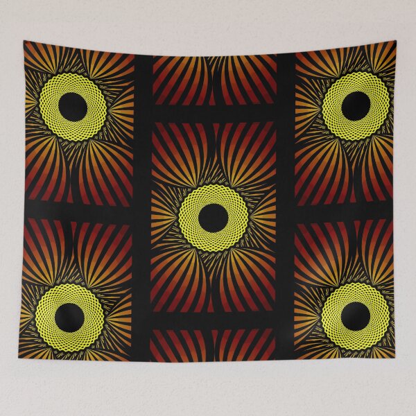 Item preview, Center Rosette Mandala (Red and Yellow Gradient) designed and sold by Ludogorek.