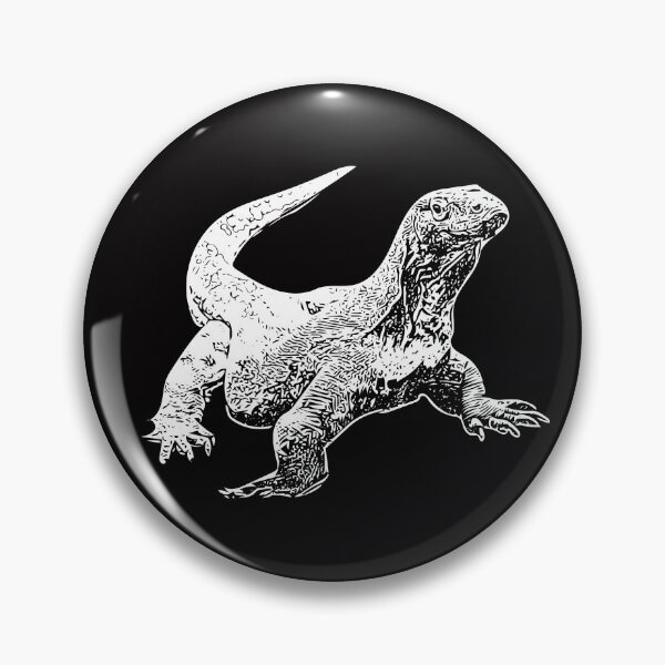 Item preview,  Komodo Dragon White Print  designed and sold by designsasstultd.
