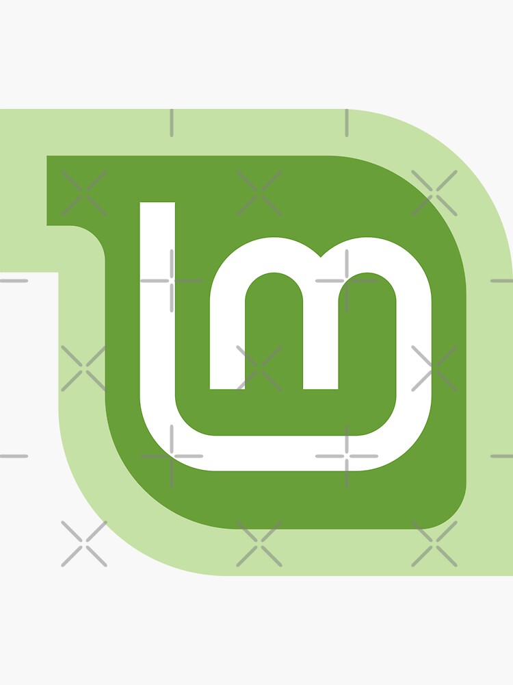 "Linux Mint Stickers" Sticker by brokenkneestees Redbubble