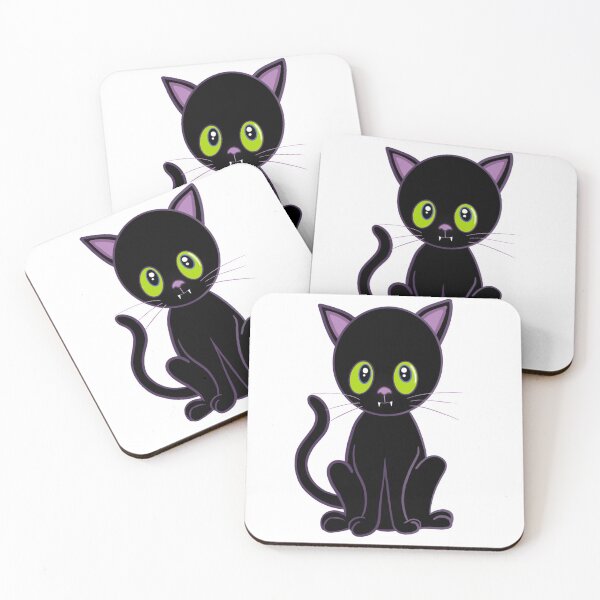 Item preview, Black Halloween cat designed and sold by Cursedgoat.