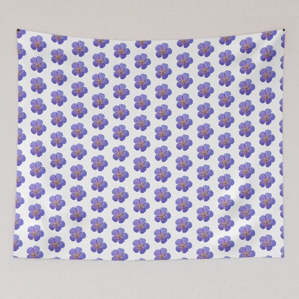 Item preview, Purple Cranesbill Wildflower designed and sold by Scat the cat.