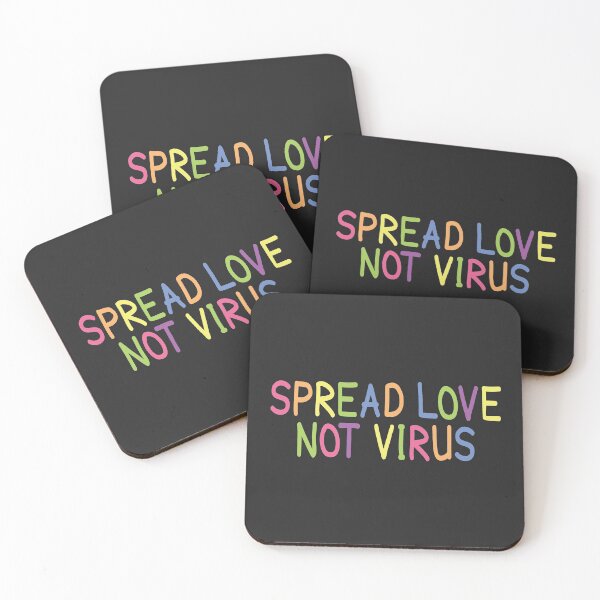 Item preview, Spread Love Not Virus anti CORONA awareness designed and sold by SweetLog.