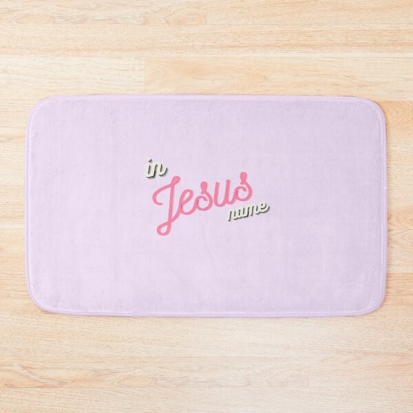Item preview, In Jesus Name Lettering Pink Aesthetic designed and sold by The Lord's Love Line.