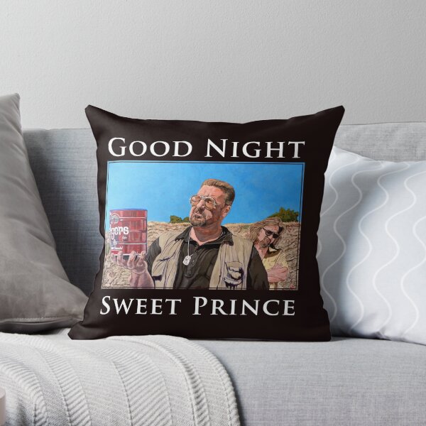 Good Night Sweet Prince Throw Pillow