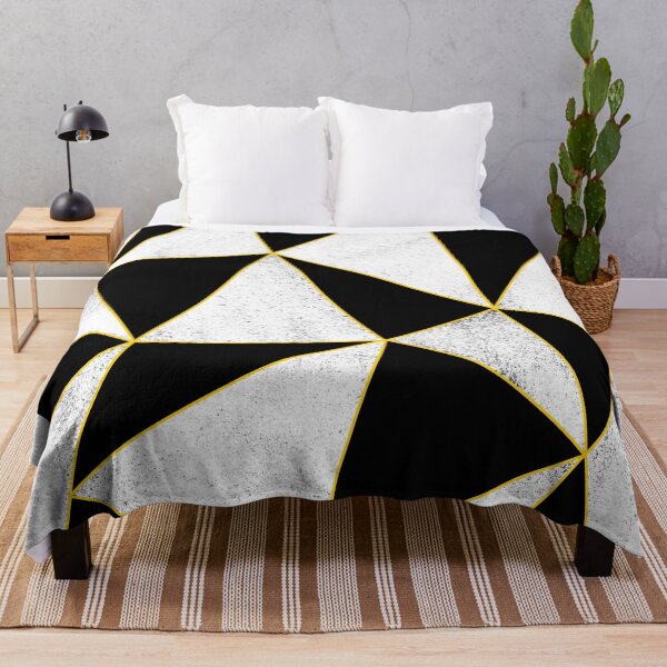 Item preview, Black and White Pattern Yellow lines. designed and sold by Anna Prendergast.