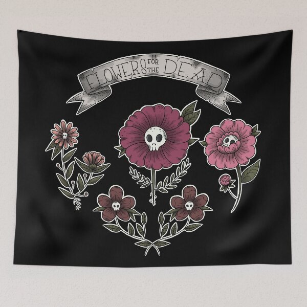 Item preview, Flowers for the Dead designed and sold by WyrdandWoven.