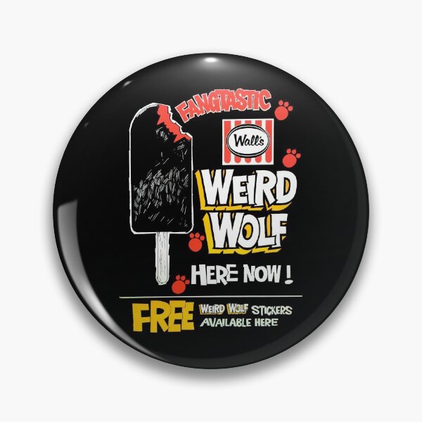 Artikelvorschau, WEIRD WOLF ICE LOLLY – WERBUNG entworfen und verkauft von ThrowbackAds.