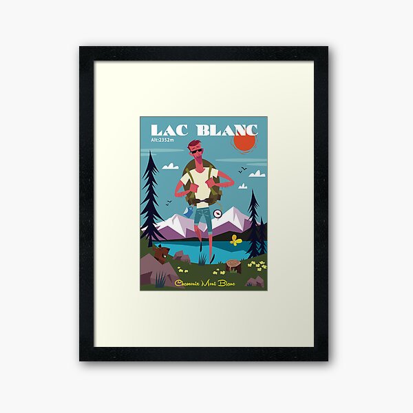 Item preview, Affiche du Lac Blanc designed and sold by GAGodel.