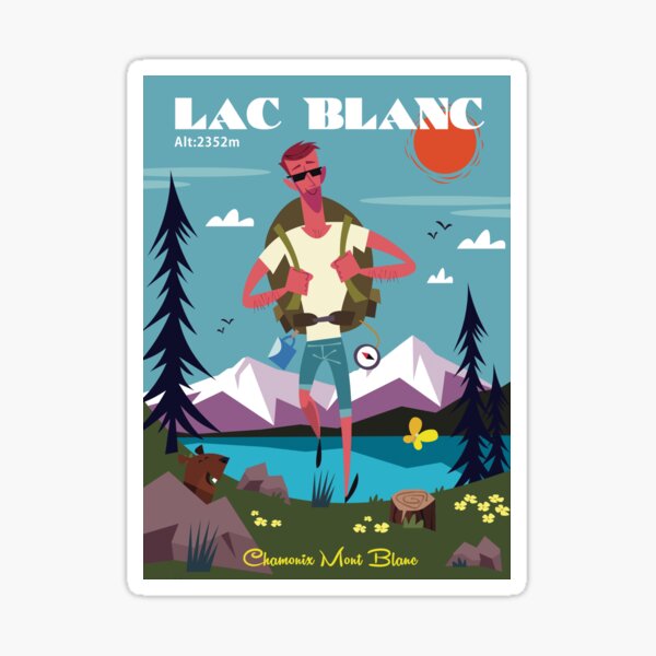 Item preview, Affiche du Lac Blanc designed and sold by GAGodel.