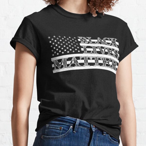 BLM US Flag (Light) Classic T-Shirt