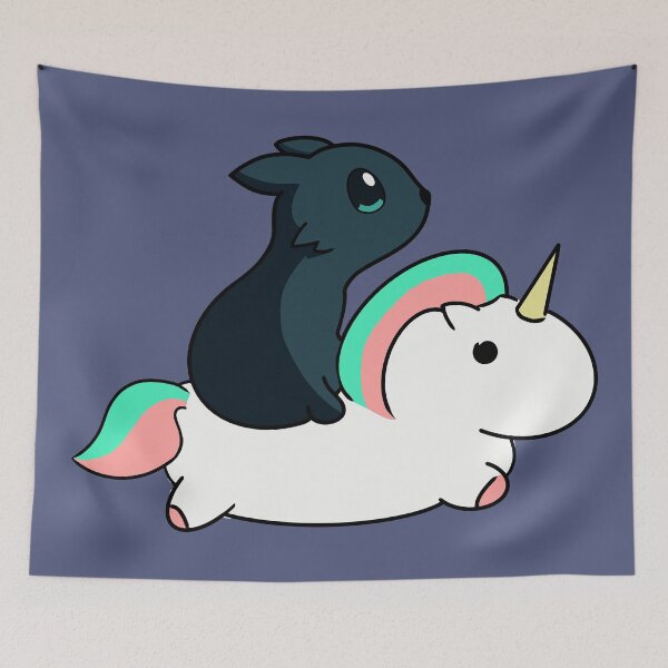Item preview, The unicorn riding kitty designed and sold by AshStore.