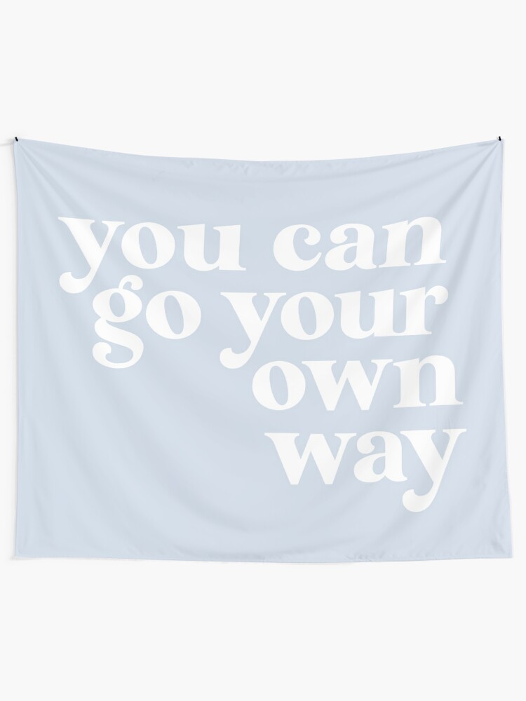 Pastel Blue Aesthetic Quote Tapestry By Tapestrysociety Redbubble