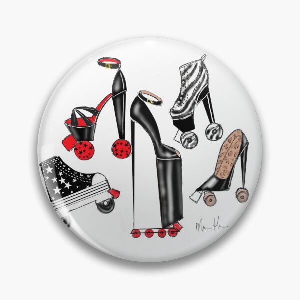 Item preview, Black high heel skates designed and sold by Marissahaire80.