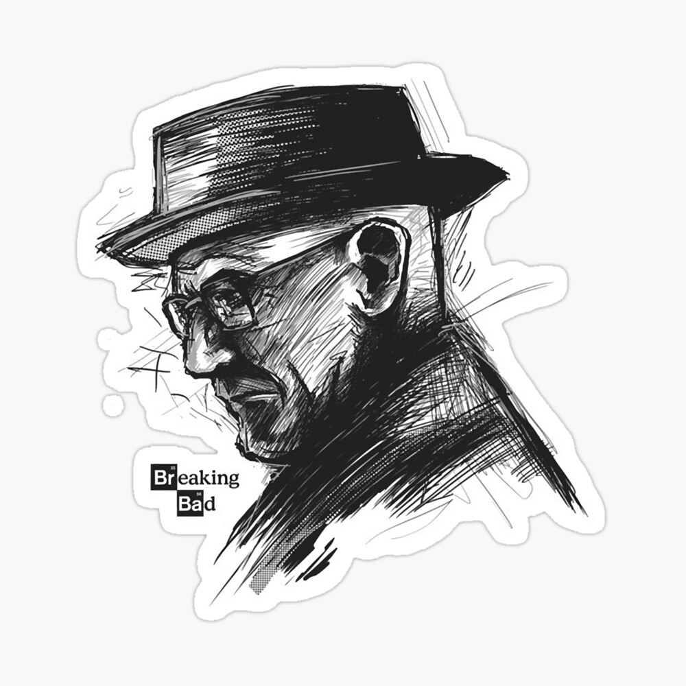 2x Heisenberg Breaking Bad Vinyl Decal Sticker Different colors & size –  M&D Stickers