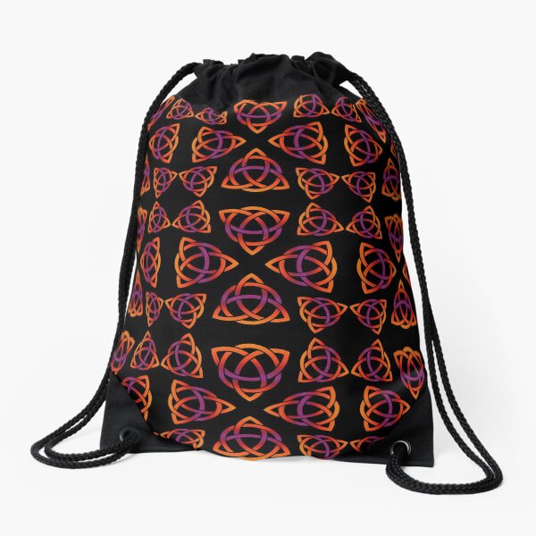 Item preview, Triquetra Pattern in Oranges & Purple designed and sold by cheekywitch.