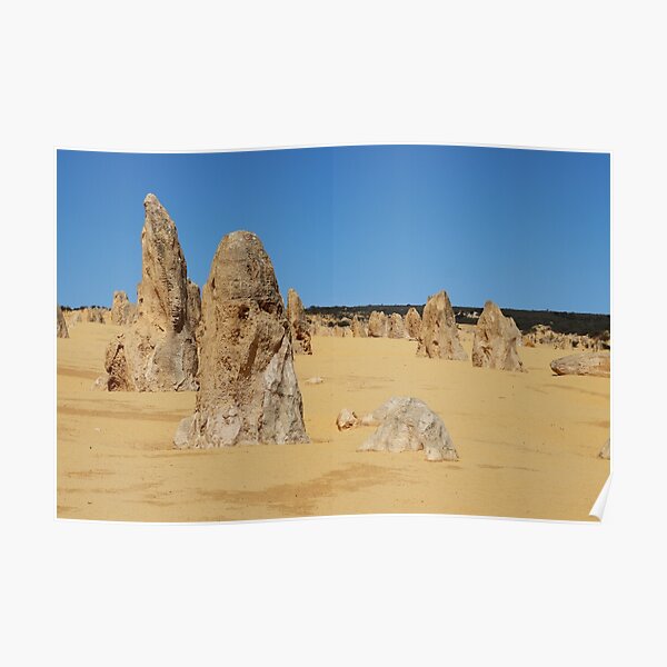 The Pinnacles, Western Australia Poster
