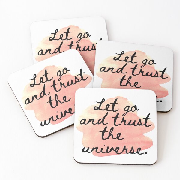 Item preview, Let Go and Trust the Universe designed and sold by TheStudioBee.
