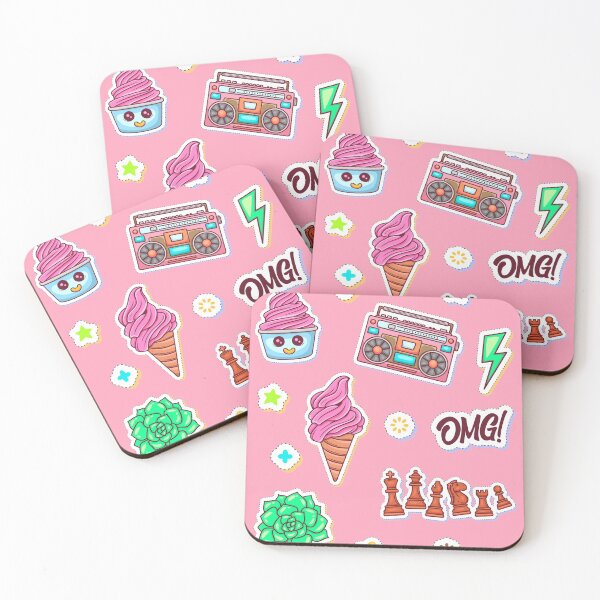 Item preview, OMG and Ice Cream Coloring Pop Art Stylish designed and sold by Art Wear Nation.