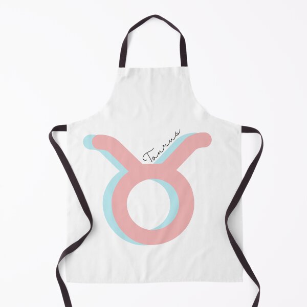Item preview, Minimalist Taurus Zodiac sign pastel pink and teal colors with black handwritten text designed and sold by milkasweet.