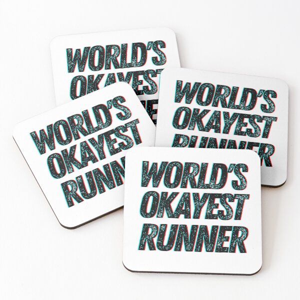 Item preview, World's Okayest Runner designed and sold by The Little Wood Cottage.