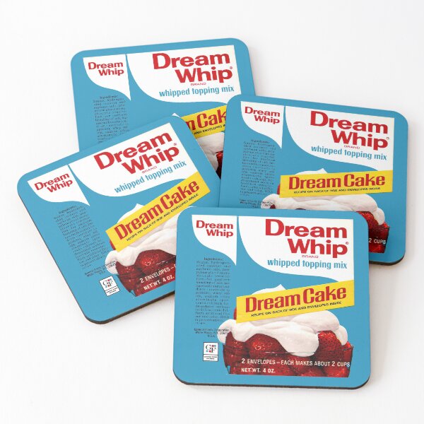 Item preview, DREAM WHIP DREAMCAKE PACKAGING designed and sold by ThrowbackAds.