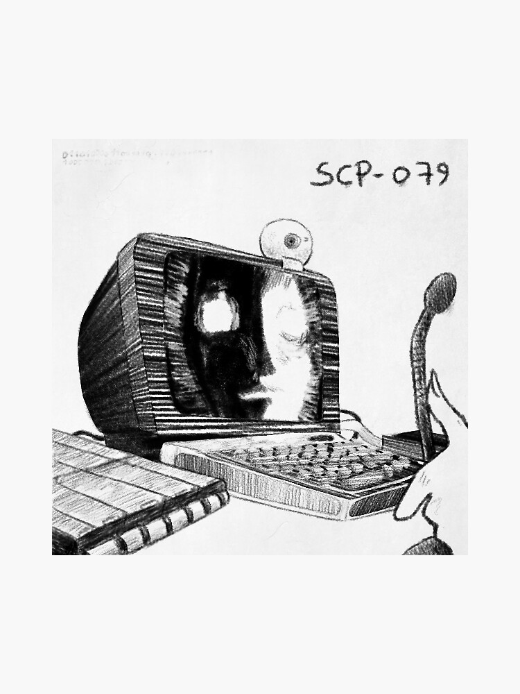 SCP-079 Sticker by Kuukikyu