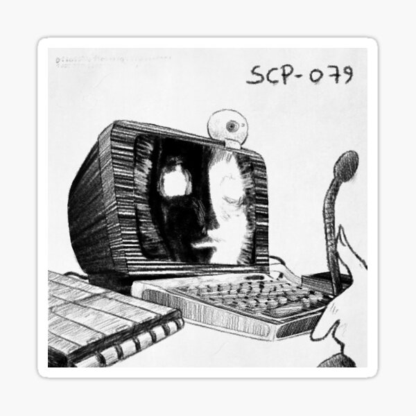 SCP-079 Sticker by Kuukikyu