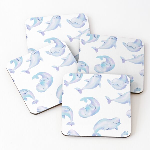 Item preview, White Arctic Beluga Whale Swimming Pack designed and sold by SwaDesign.