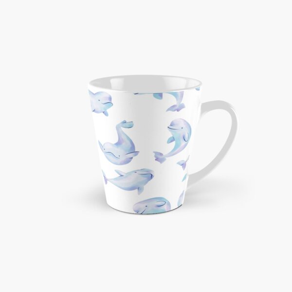 White Arctic Beluga Whale Swimming Pack Tall Mug