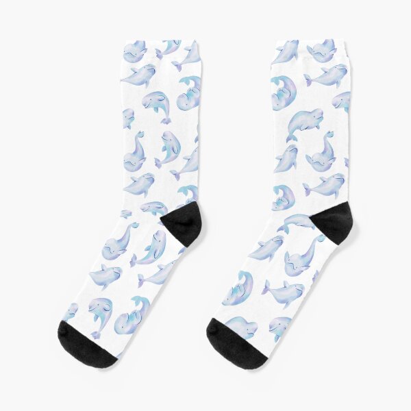 Item preview, White Arctic Beluga Whale Swimming Pack designed and sold by SwaDesign.