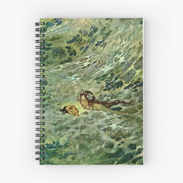 Item preview, “The Mermaid in the Sea” by Edmund Dulac designed and sold by PatricianneK.