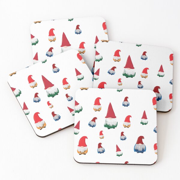 Item preview, The cute Gnomies Pattern designed and sold by SparkPrintsandDesigns.