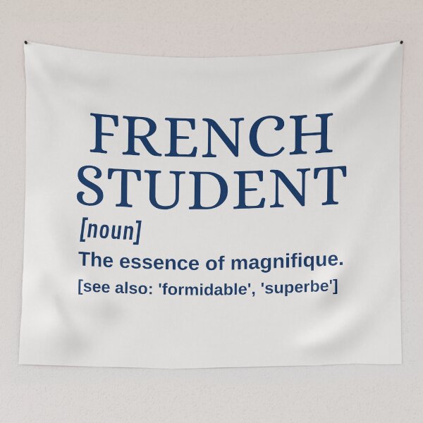 Item preview, French Learner Magnifique Magnificent Student designed and sold by Time4German.