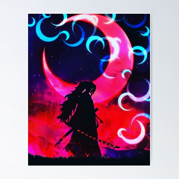 Nezuko - Anime Girl - Beach Waifu - Satin Poster - Original Demon Slayer Art