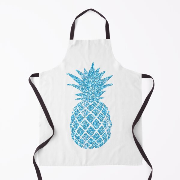 Item preview, Pastel Blue Pineapple Ananas  designed and sold by mydoodlesateme.
