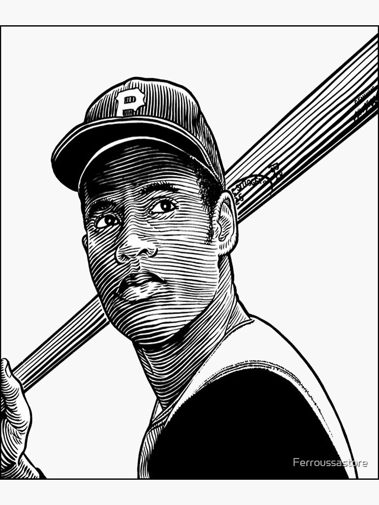 "roberto clemente " Sticker for Sale by Ferroussastore | Redbubble