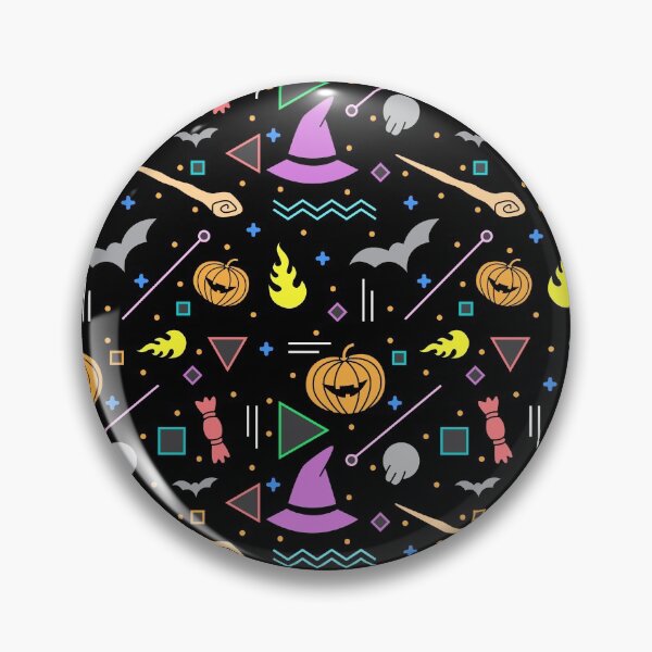 Item preview, Pumpkin Witch Bat Halloween Pattern designed and sold by NicholasForbes.