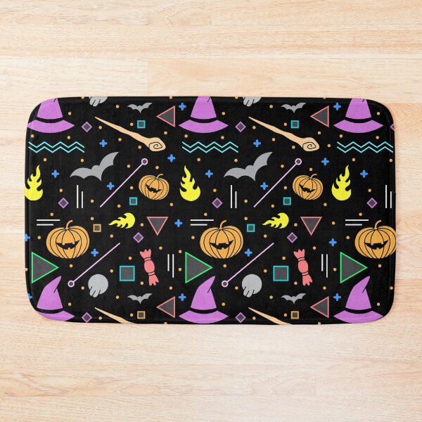 Item preview, Pumpkin Witch Bat Halloween Pattern designed and sold by NicholasForbes.
