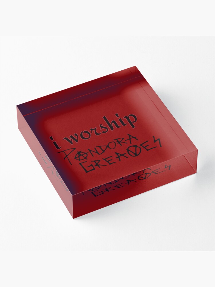 Alternate view of Worship Acrylic Block