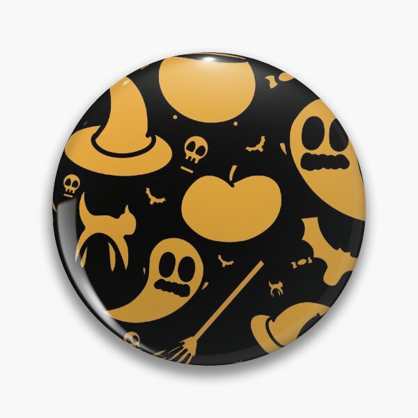 Item preview, Pumpkin Ghost Skeleton Halloween Pattern designed and sold by NicholasForbes.