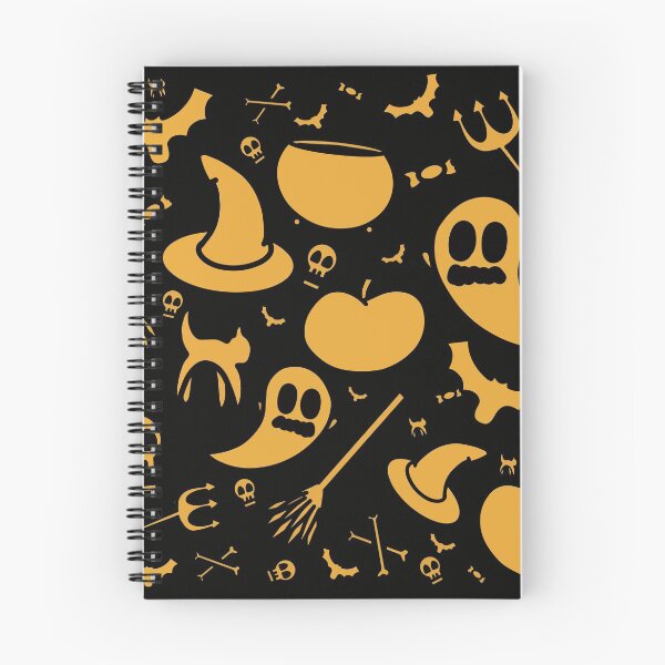 Item preview, Pumpkin Ghost Skeleton Halloween Pattern designed and sold by NicholasForbes.