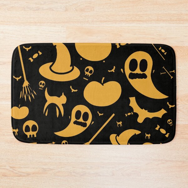 Item preview, Pumpkin Ghost Skeleton Halloween Pattern designed and sold by NicholasForbes.