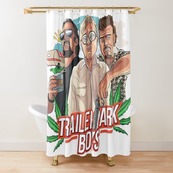 Trailer park Boyss Shower Curtain